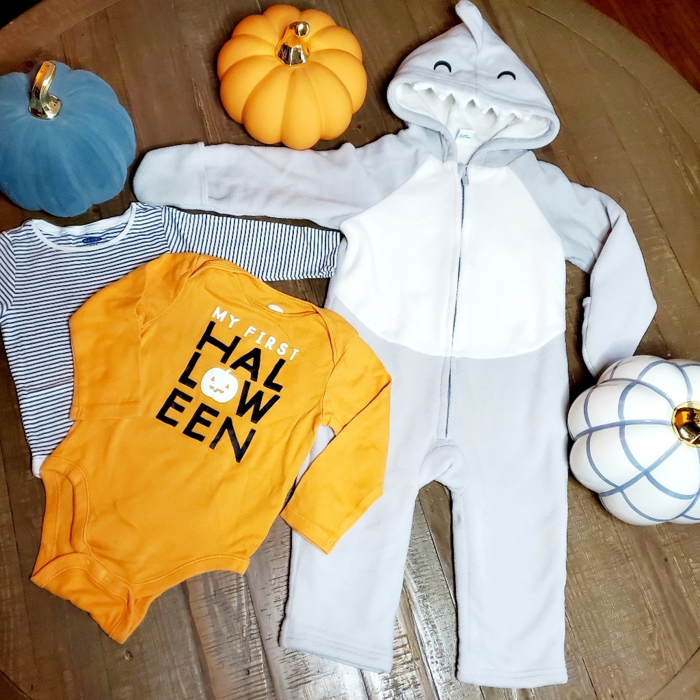 Old Navy Baby Shark Costume & Onsie Set 18-24M